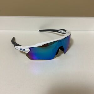 Oakley Prizm Sapphire Lenses White Frame Sunglasses